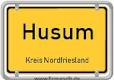 Ortsschild Husum 